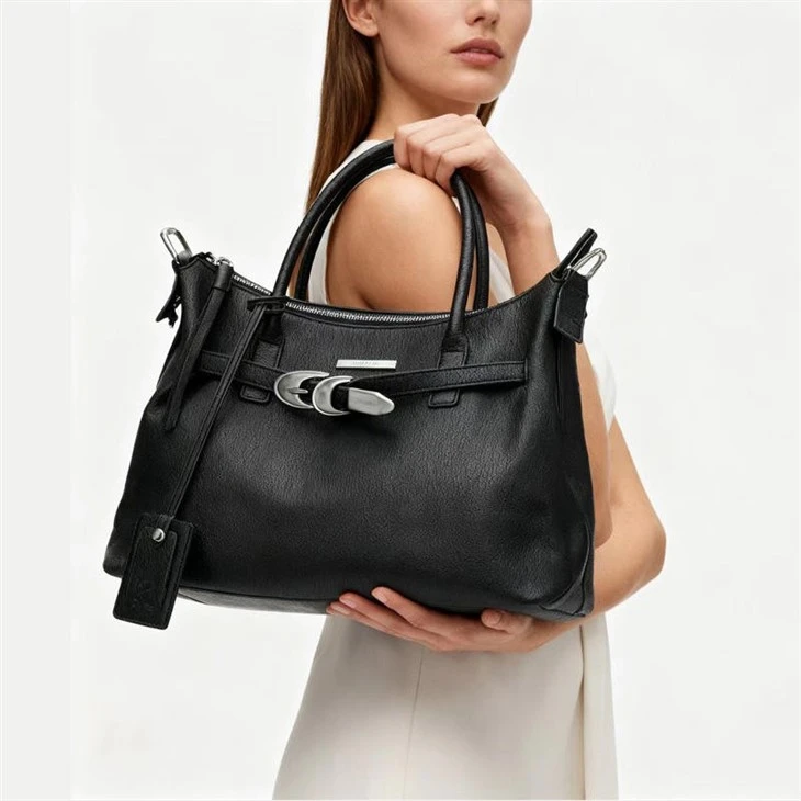 Large Capacity PU Leather Shoulder Bag factory
