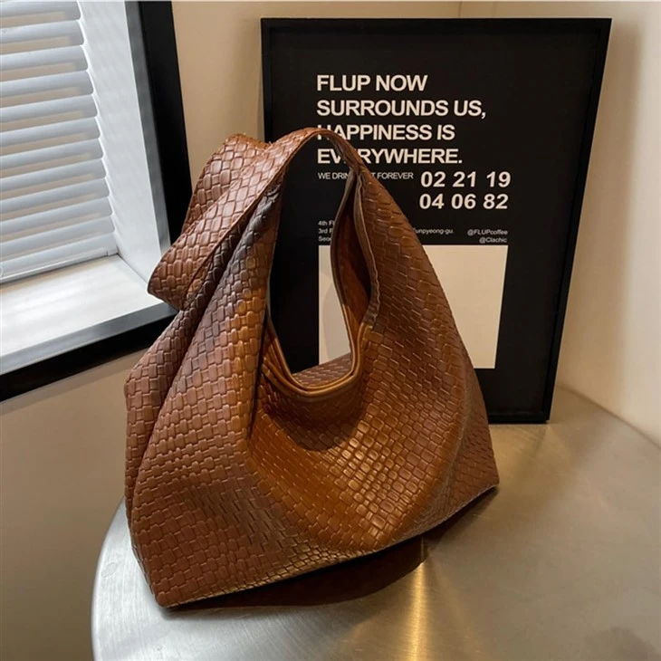 Woven Tote Hobo Shoulder Bag high quality